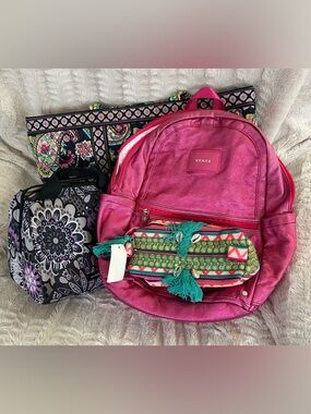 Ultimate Student Travel & School Bundle - State Backpack & Vera Bradley Bags